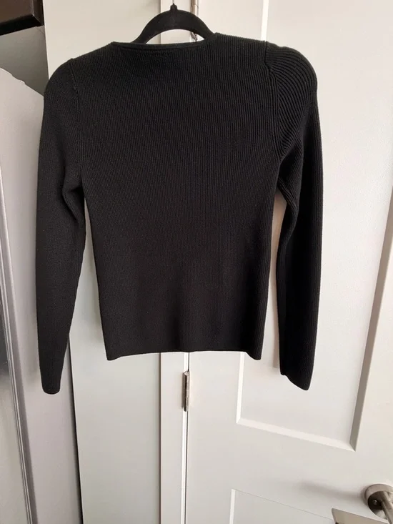 Club Monaco Shrug Neck Rib Sweater Size Large - Picture 6 of 8